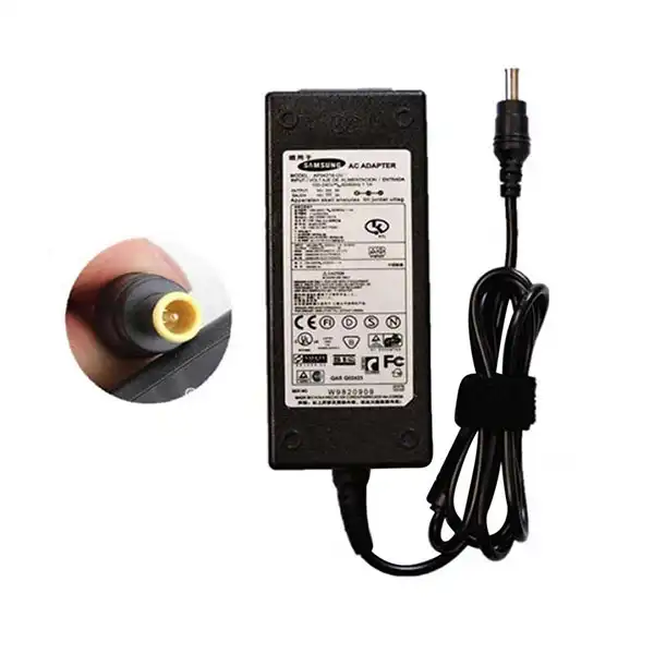 آداپتور مانیتور 14 ولت 3 آمپر مدل SA42W به همراه کابل برق سه پین منبع تغذیه