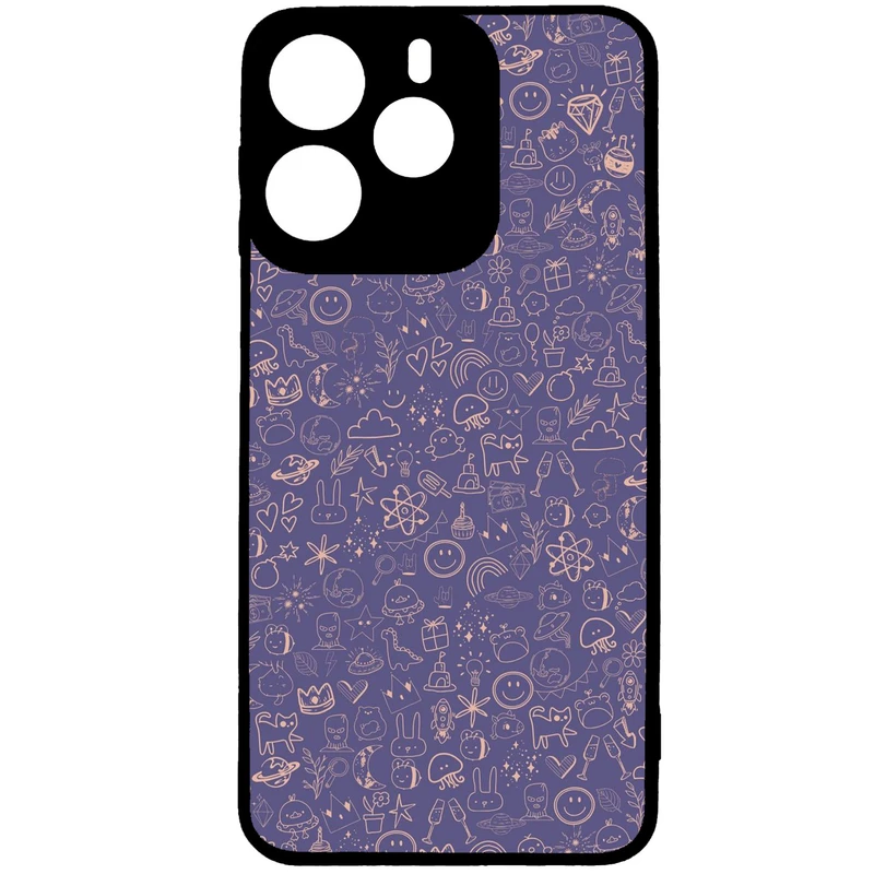 کاور قاب گارد گوشی طرح دخترانه کد 46 - TPU مناسب برای گوشی موبایل شیائومی Redmi Note 14 4G