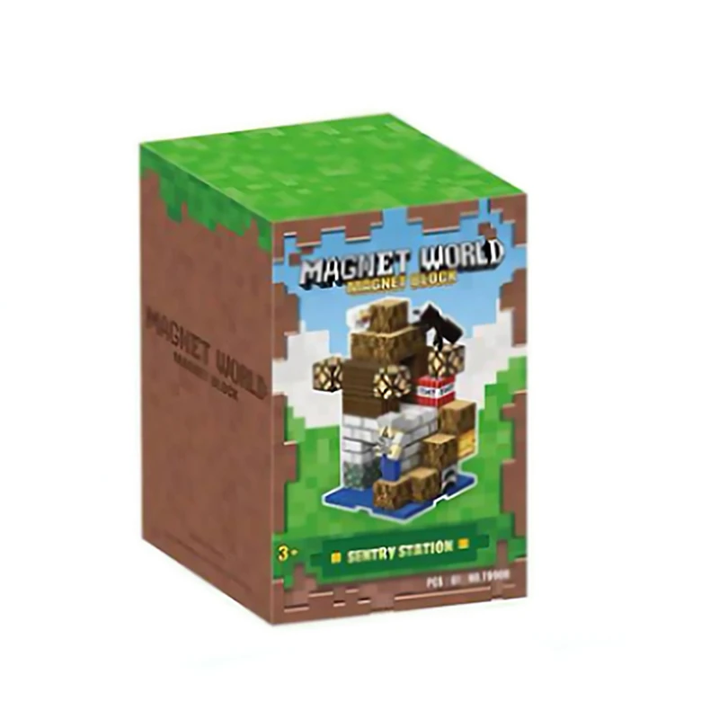 ساختنی 61 تکه ماینکرافت طرح مگنتی