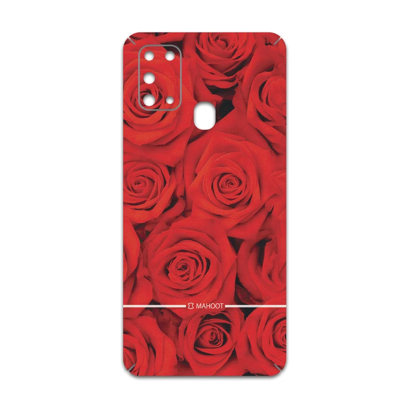 برچسب پوششی ماهوت مدل Red-Flower مناسب برای گوشی موبایل سامسونگ Galaxy M31