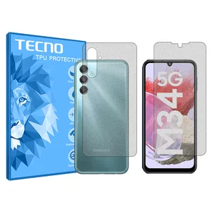 Tecno matte screen protector HyMTT model suitable for Samsung Galaxy M34 5G mobile phone along with back protector