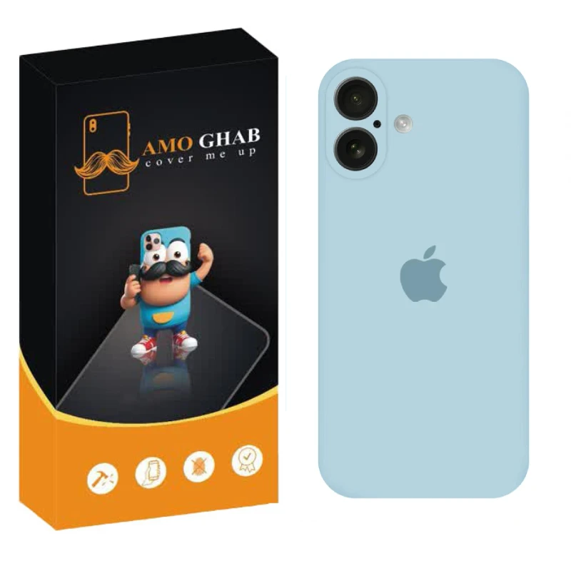 کاور عمو قاب مدل سیلیکونی پاک کنی ORG مناسب برای گوشی موبایل اپل iPhone 16