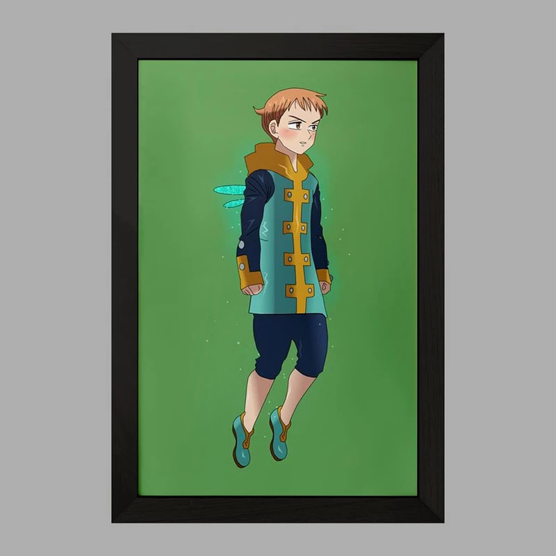 تابلو خندالو مدل کینگ انیمه هفت گناه کبیره  کد 17555