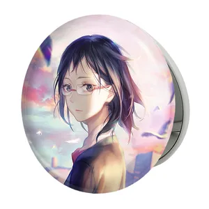 آینه جیبی خندالو طرح کیوکو شیمیزو انیمه آبشار سرنوشت هایکیو کاگیاما مدل تاشو کد 11185 