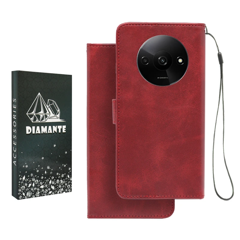 کیف کلاسوری دیامانته مدل Mortand Bk مناسب برای گوشی موبایل شیائومی Redmi A3 4G