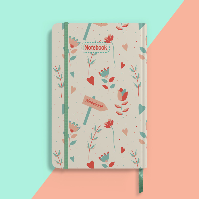 دفتر یادداشت تیج سان طرح لاله