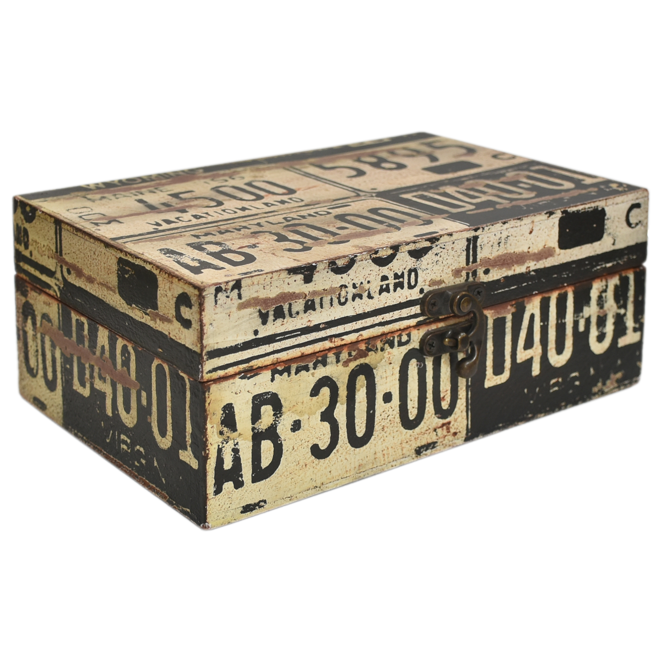 جعبه هدیه مدل پلاک چوبی