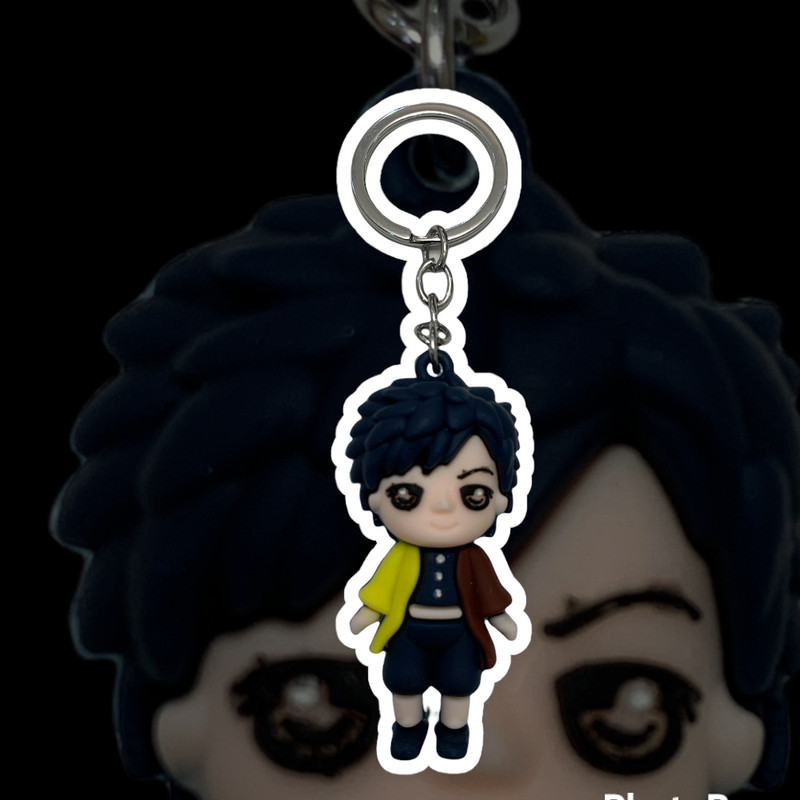 جاکلیدی دخترانه مدل سیلیکونی فیگور اکشن شیطان کش Bu