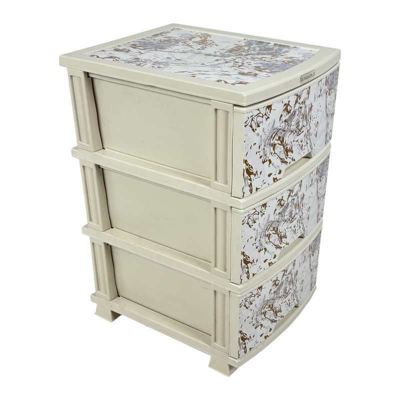 فایل کشویی رزگلد مدل 3 کشو L گارنت R3637