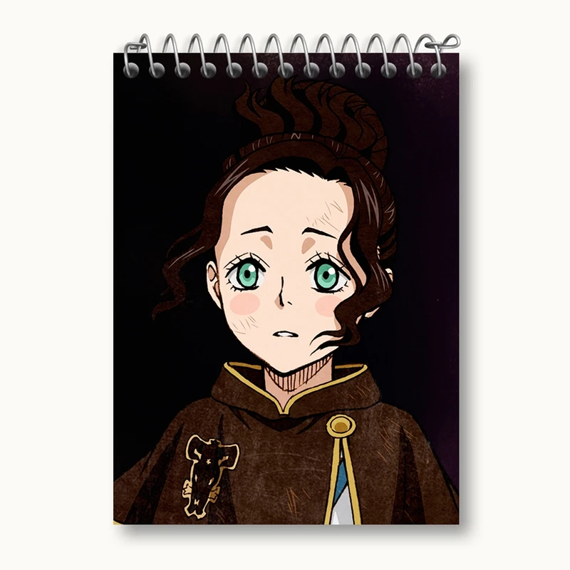 دفتر یادداشت 50 برگ خندالو مدل چارمی پاپیستون انیمه بلک کلاور Black Clover کد 11708