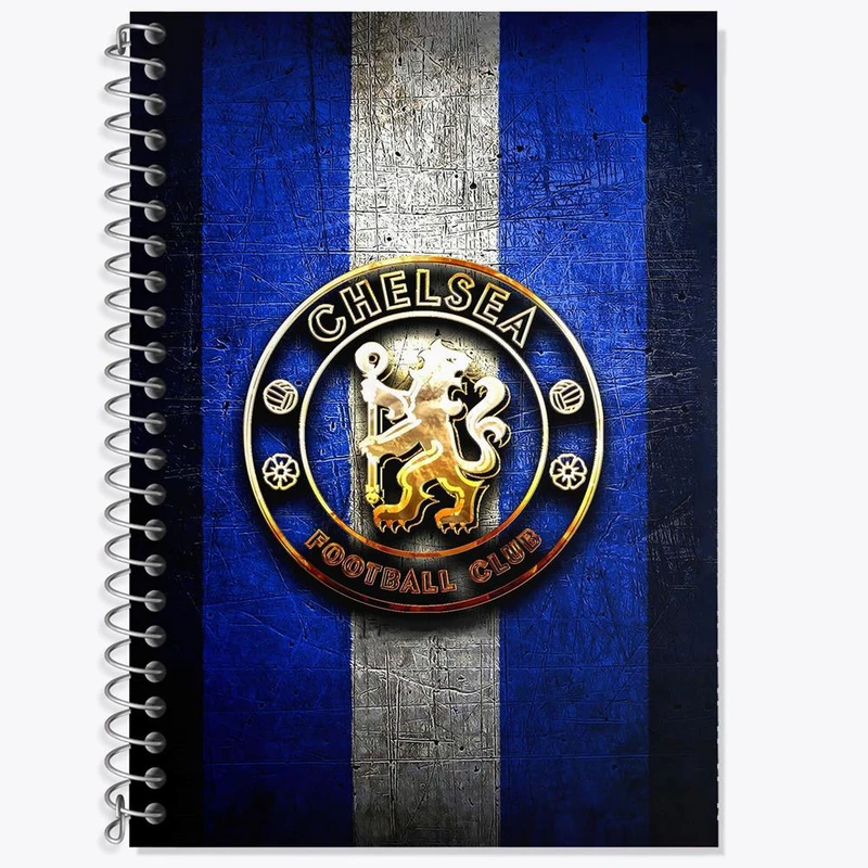 دفتر زبان 50 برگ خندالو مدل دو خط طرح باشگاه چلسی کد 26530