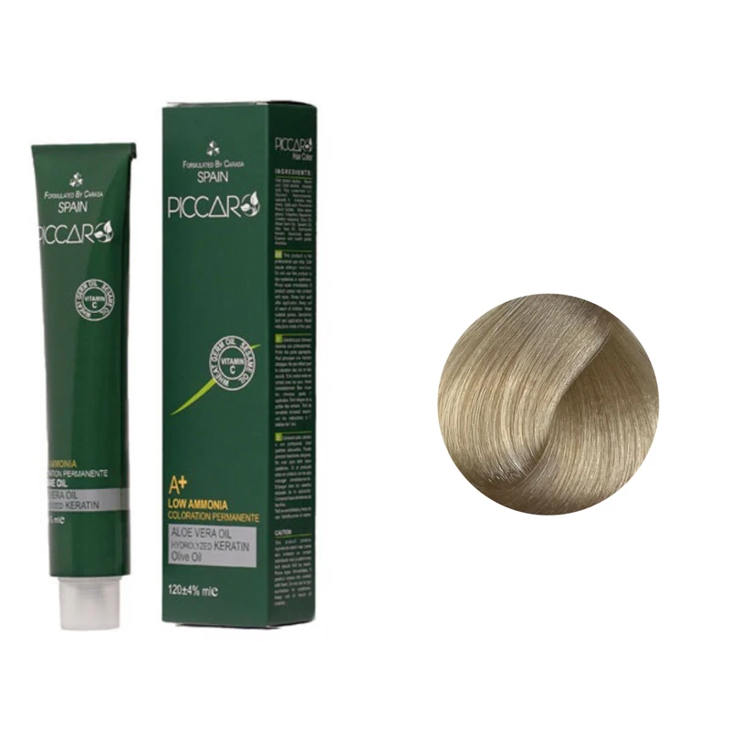 رنگ مو پیکارو شماره M10-10.33 حجم 120 میلی‌لیتر رنگ پلاتینه زیتونی