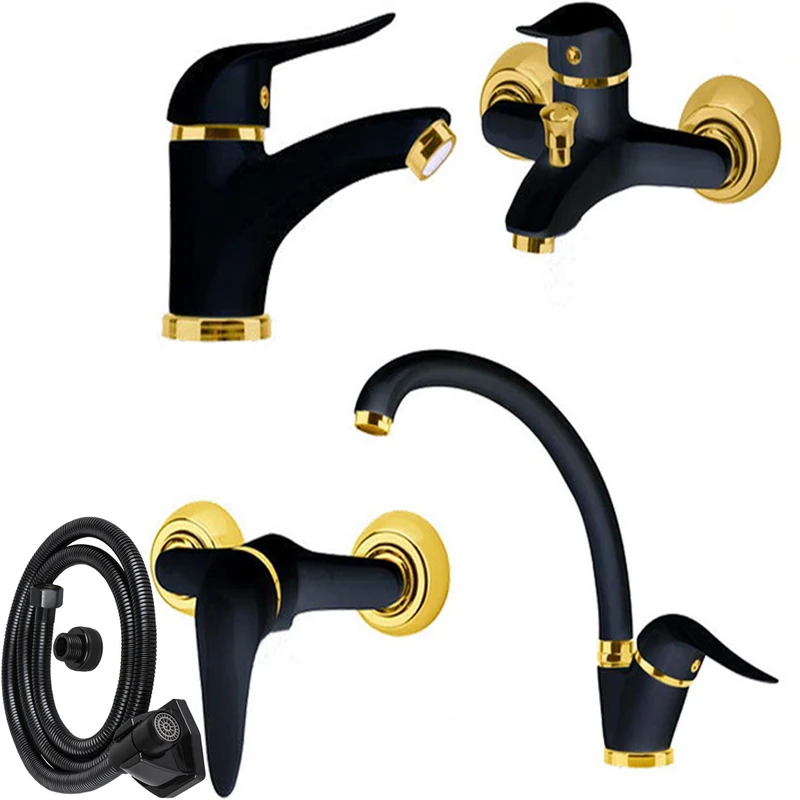 ست شیرآلات ایلمان مدل B.GG 258 مجموعه 5 عددی