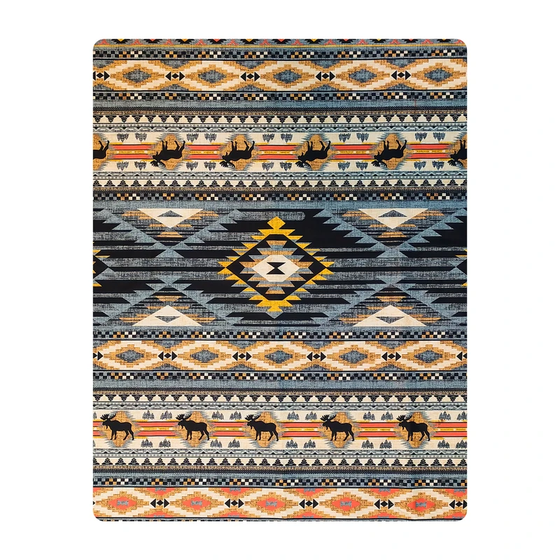 ملحفه آدنو مدل قشقایی کد IR167 دونفره سایز 170x240 سانتی متر