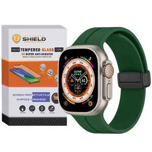 Ultimate Shield Magnetic-ORG-UL strap suitable For Wearfit HW8 Ultra max