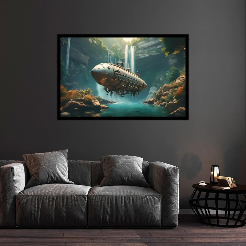 تابلو بکلیت طرح زیر دریایی مدل B-bu1433