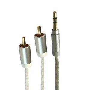 کابل 1 به 2 صدا AUX به RCA فرانت مدل FN-A2CW10 طول 1 متر