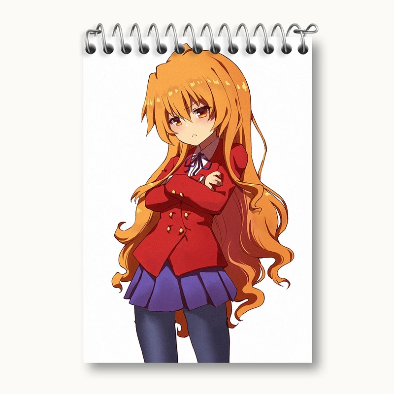 دفتر یادداشت 50 برگ خندالو مدل تایگا انیمه تورادورا کد 32498