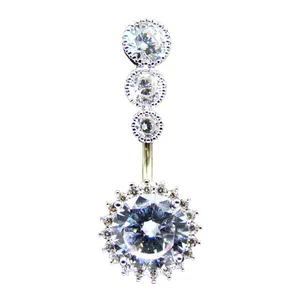 پیرسینگ ناف زنانه مدل NORA-PG55-511