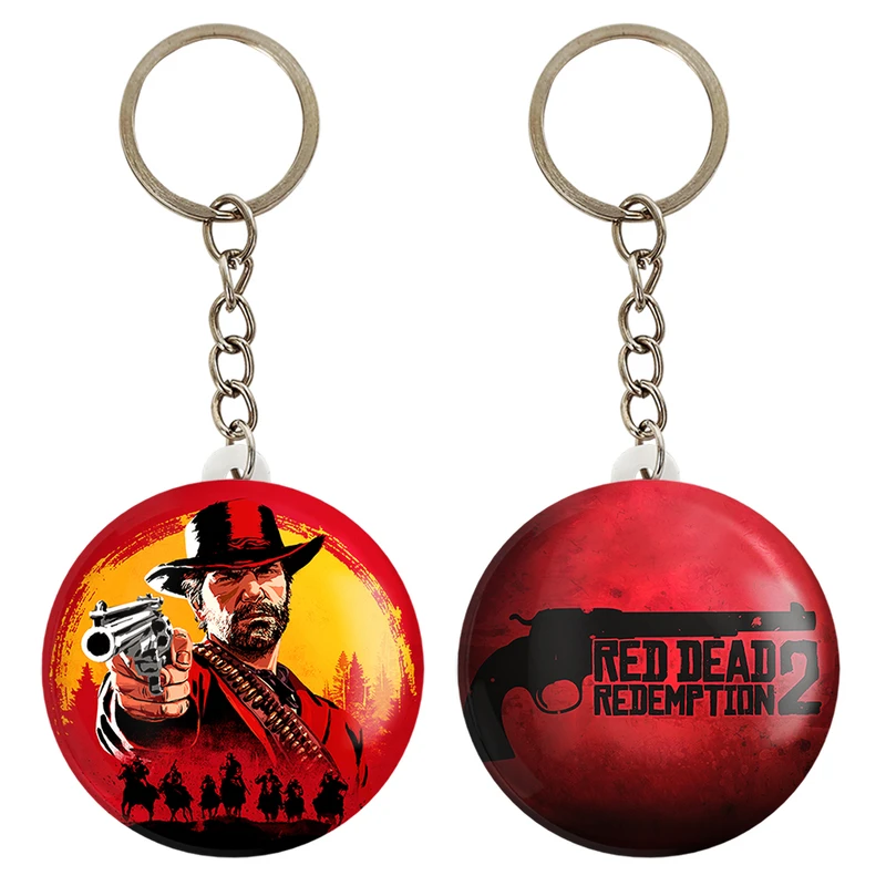جاکلیدی خندالو مدل رد دد Red Dead کد 1029310297 مجموعه 2 عددی