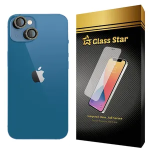 محافظ لنز اکلیلی دوربین گلس استار مدل SWAROVSKI مناسب برای گوشی موبایل اپل iPhone 13