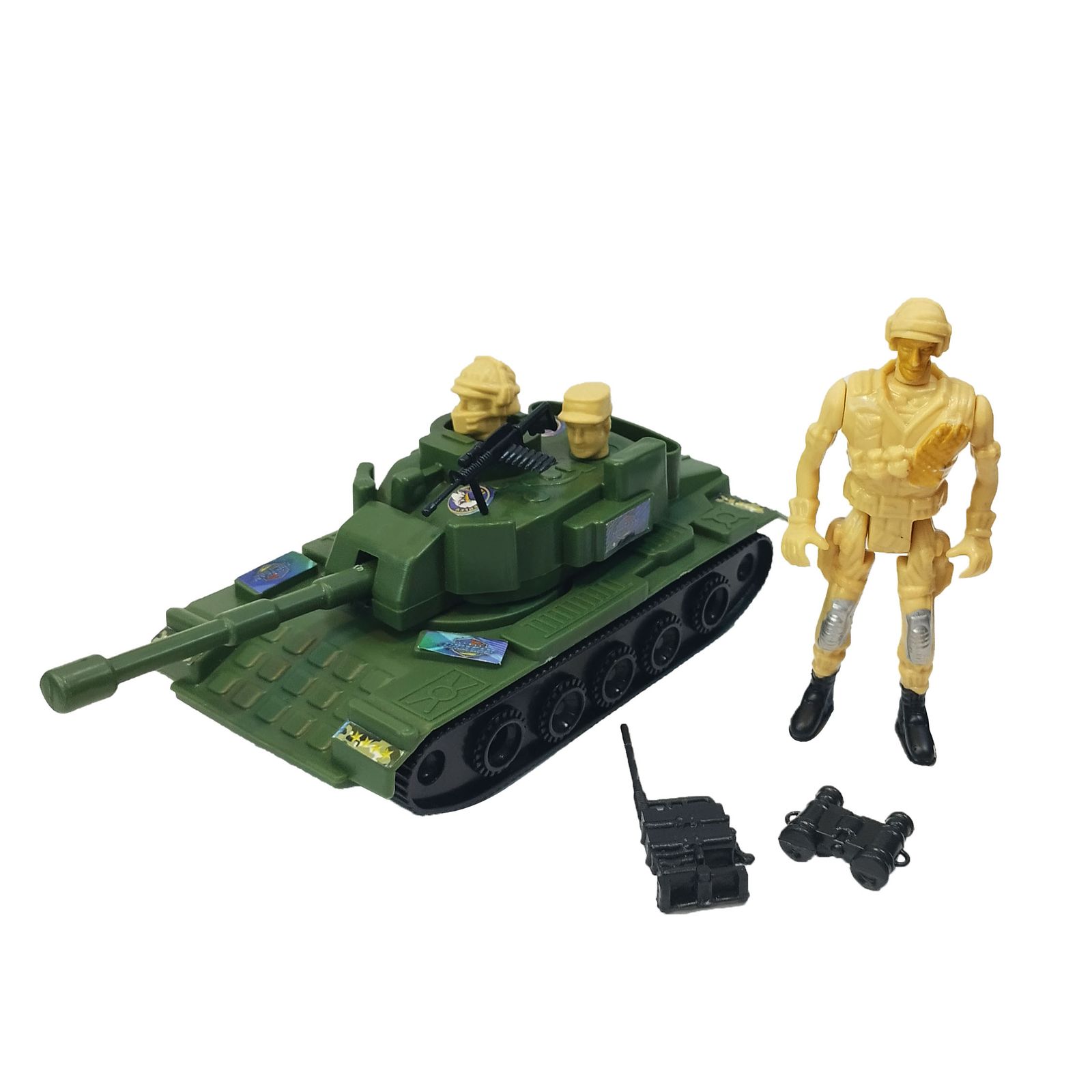 اسباب بازی جنگی مدل تانک و سرباز بسته 4 عددی -  - 2