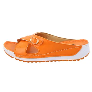 دمپایی زنانه شهرام طب مدل 1024 رنگ نارنجی