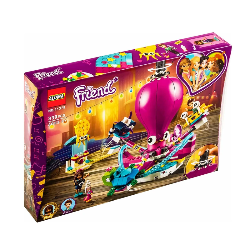 ساختنی 330 قطعه آلوما مدل دوستان کد 11378