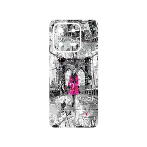 MAHOOT Collage of Catwalk Bridge Cover Sticker for Honor X7d 4G