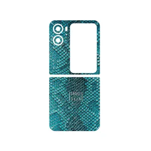 MAHOOT Blue Snake Skin Cover Sticker for Oppo Find N2 Flip