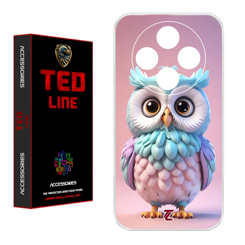 کاور تدلاین طرح جغد کد 1194 مناسب برای گوشی موبایل شیائومی Redmi 14C / Poco C75