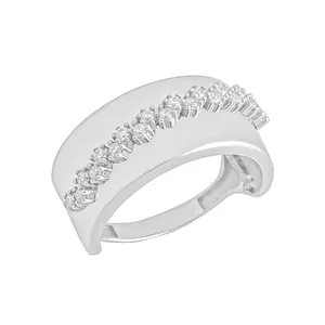 انگشتر نقره زنانه درسان گالری مدل بنیتا کد DS 414 