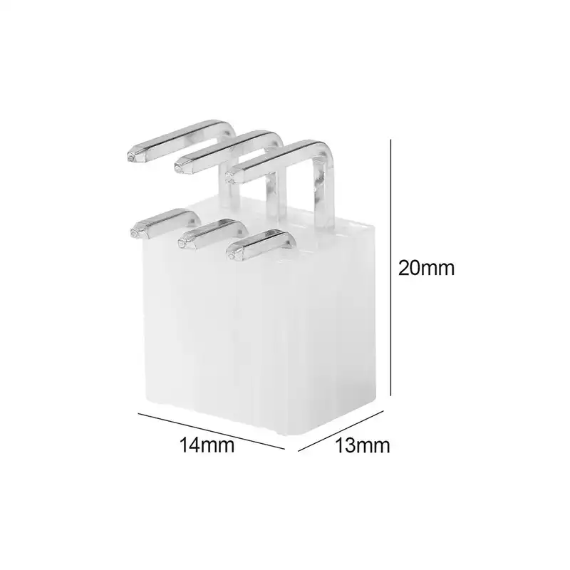 سوکت رایت 6 پین مدل ATX-2x3R بسته 50 عددی