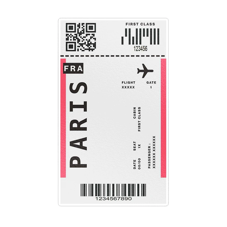 استیکر لپ تاپ ماسا دیزاین طرح پاریس مدل STK1226