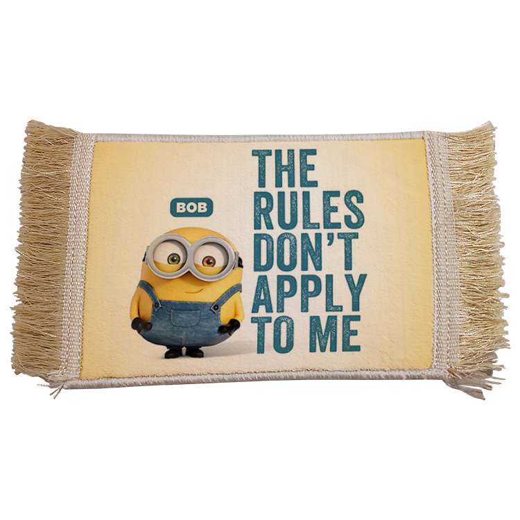 فرش ماشینی دیوارکوب مدل مینیون کد 25