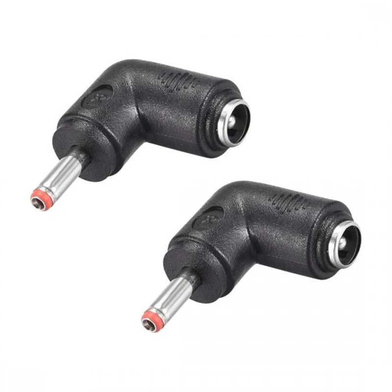 فیش تغذیه آداپتور مدل 5.5x3.5mm-90.Degree بسته 2 عددی