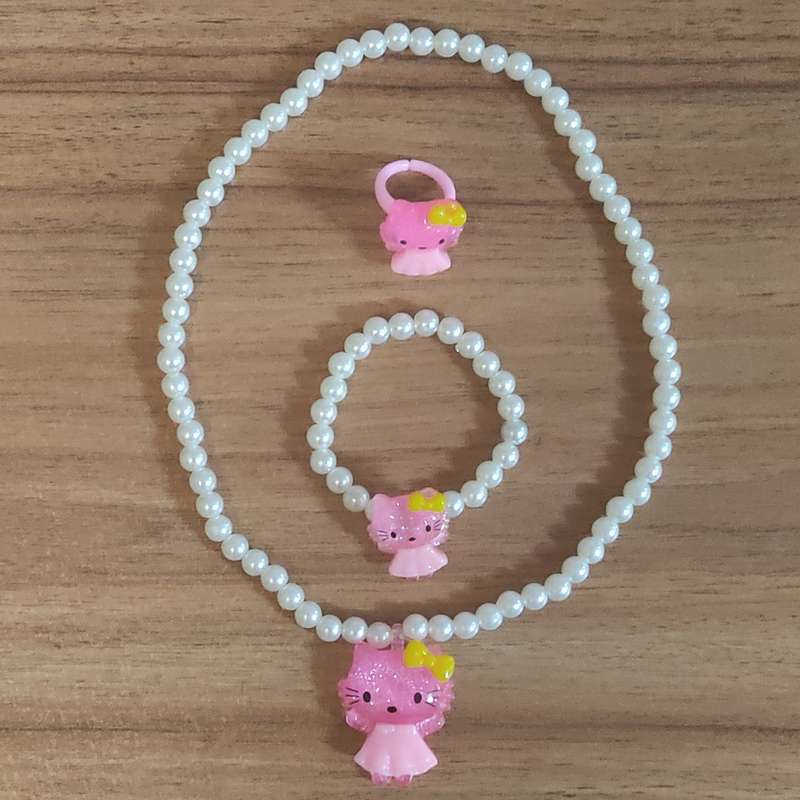 نیم ست دخترانه مدل گربه کد 77