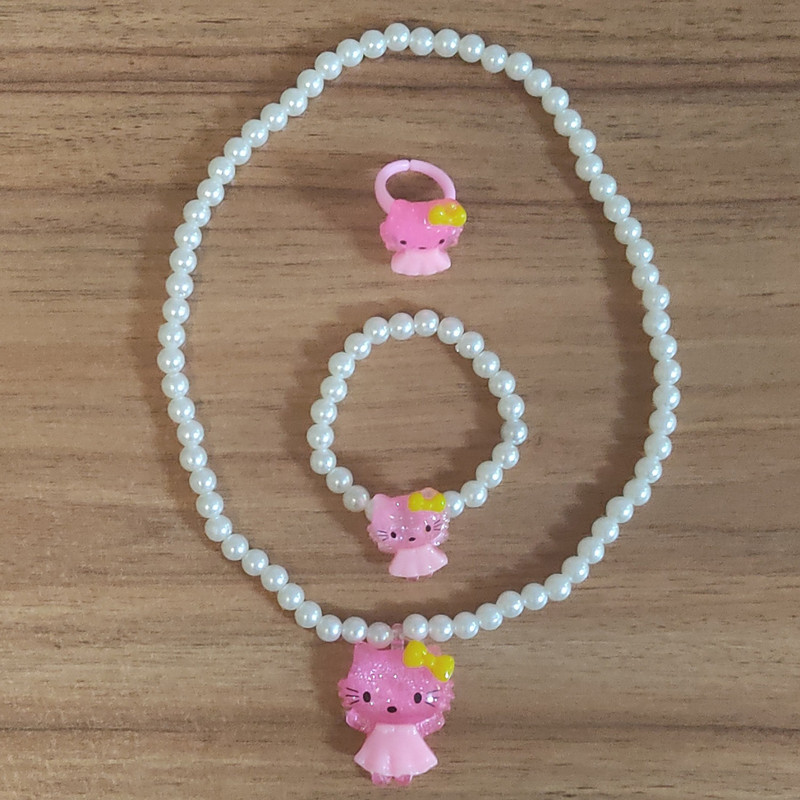 نیم ست دخترانه مدل گربه کد 77