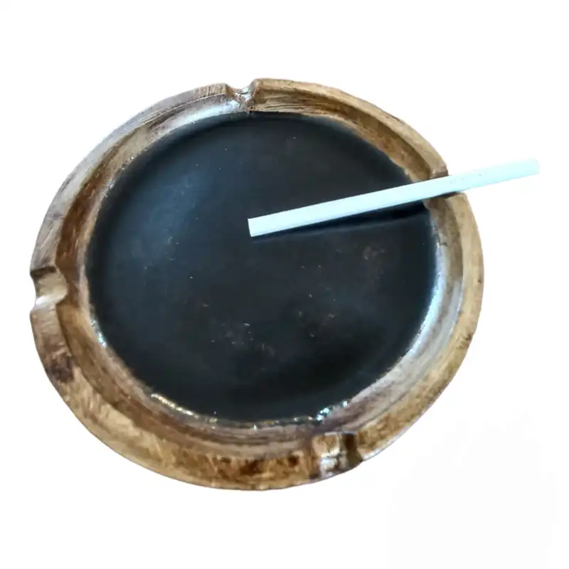 زیر سیگاری مدل سنگ مصنوعی طرح چوب