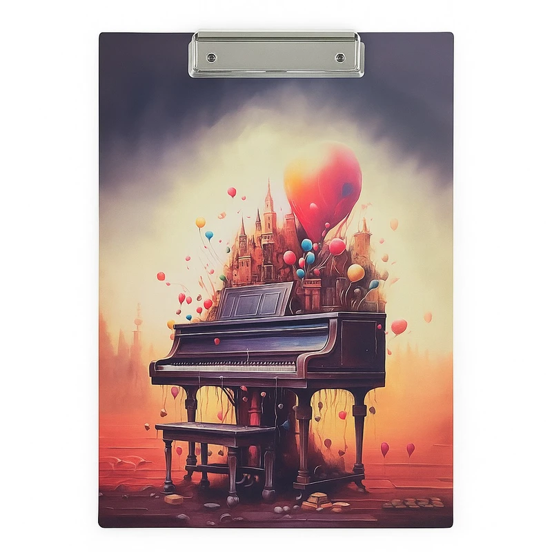 تخته شاسی مدل فانتزی پیانو کد AM-109 سایز A4