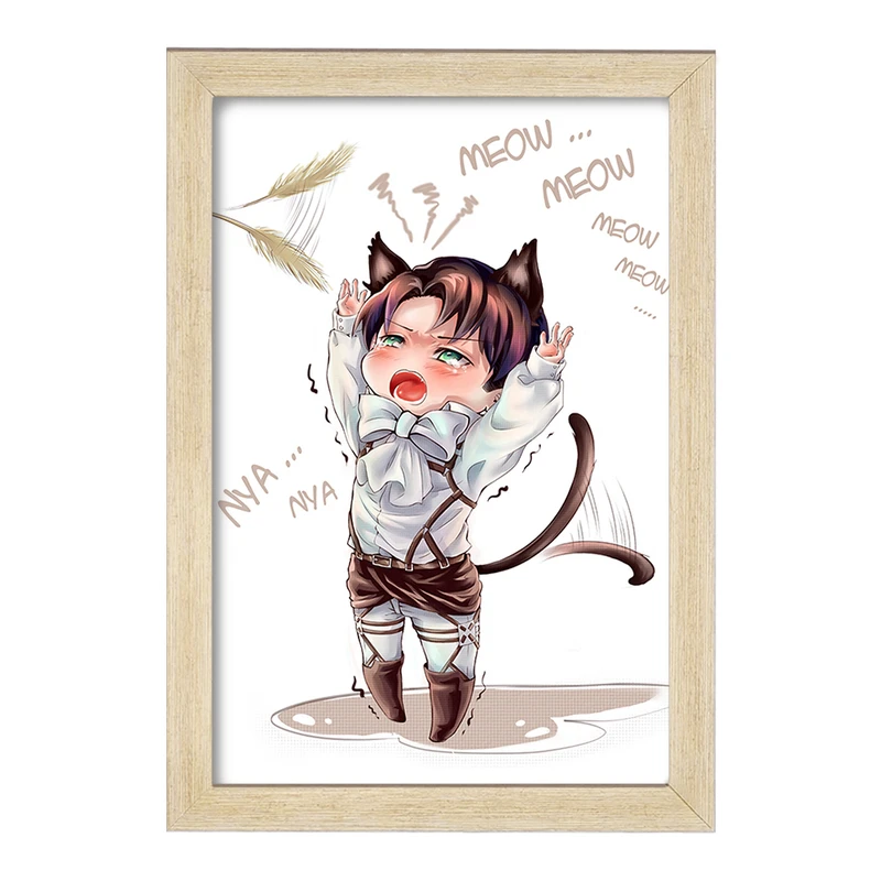 تابلو خندالو مدل لیوای انیمه اتک آن تایتان Attack on Titan  کد 18577