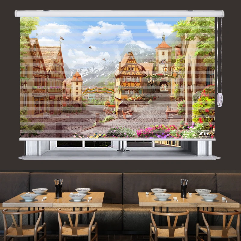  پرده زبرا زیو مدل L5080 سایز 100x150 سانتی متر