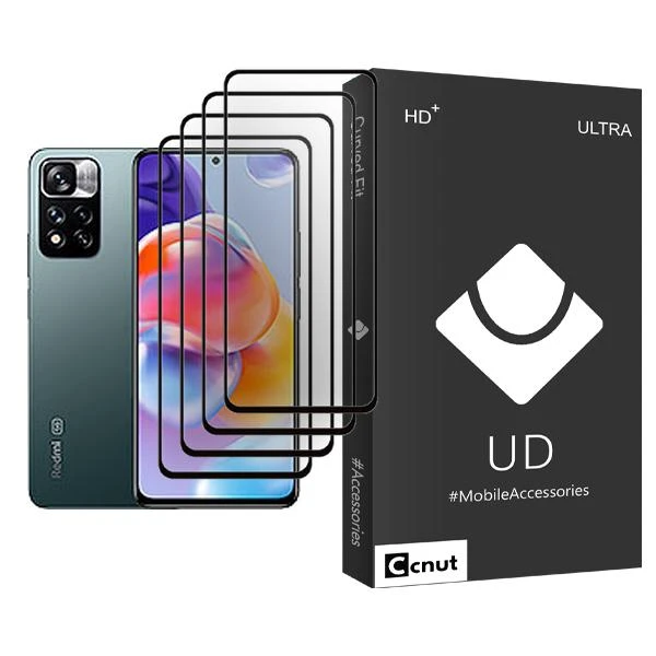 محافظ صفحه نمایش کوکونات مدل UDB Ultra MIX004 مناسب برای گوشی موبایل شیائومی Redmi Note 11 Pro+ 5G بسته چهار عددی