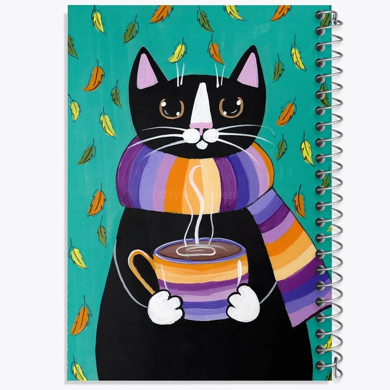 دفتر نت موسیقی 50 برگ خندالو مدل گربه کد 5192