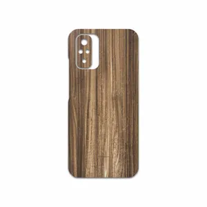 MAHOOT Light-Walnut-Wood Cover Sticker for Xiaomi Redmi Note 10