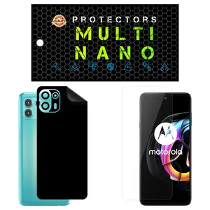 Multi Nano X-SFM Screen Protector For Motorola Edge 20 Fusion with back skin