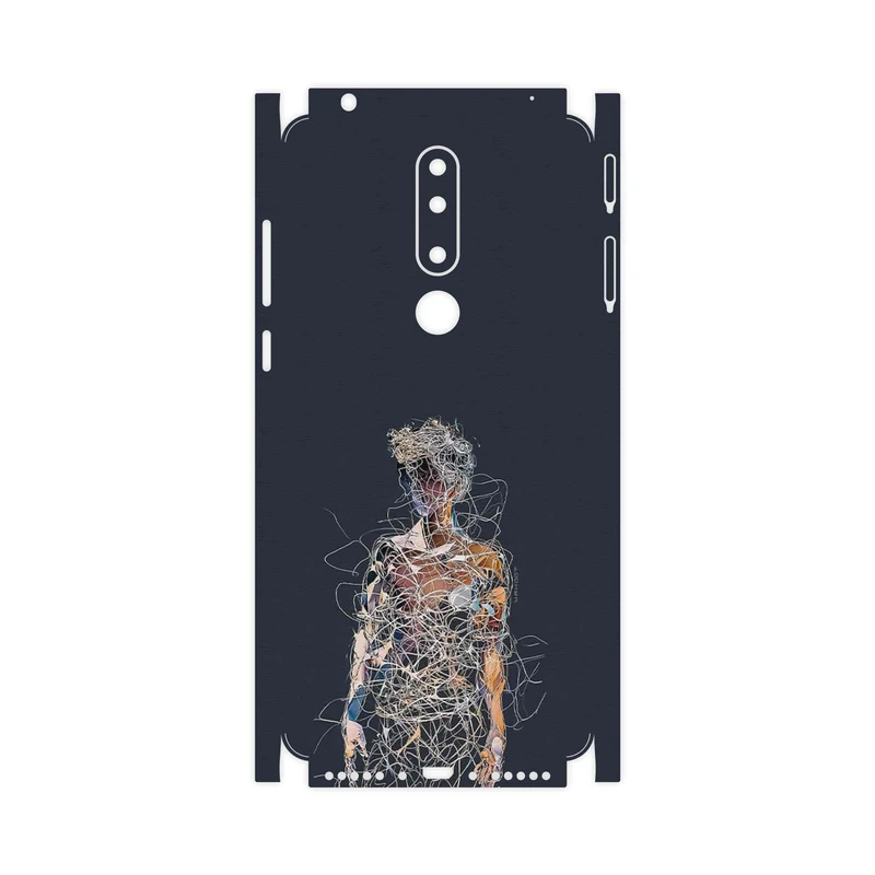 برچسب پوششی ماهوت مدل Strings Digital Art 1-FullSkin مناسب برای گوشی موبایل نوکیا 3.1 Plus
