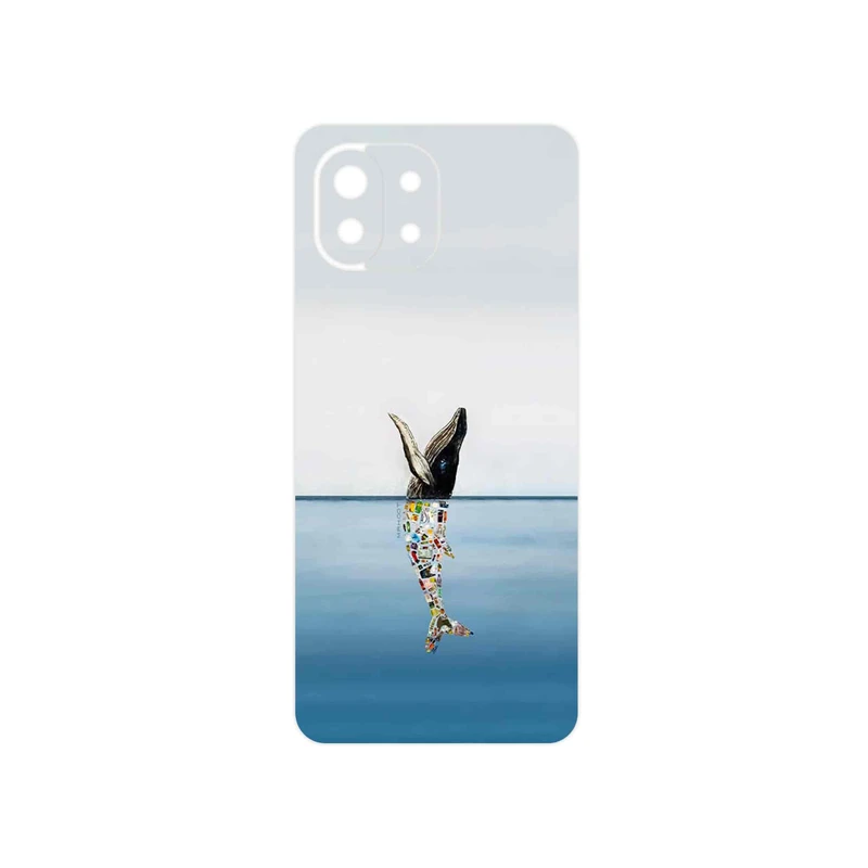 برچسب پوششی ماهوت مدل Collage of Sea Trash مناسب برای گوشی موبایل شیائومی MI 11 LITE