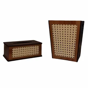 ست سطل و جای دستمال کاغذی مدل HSIRI