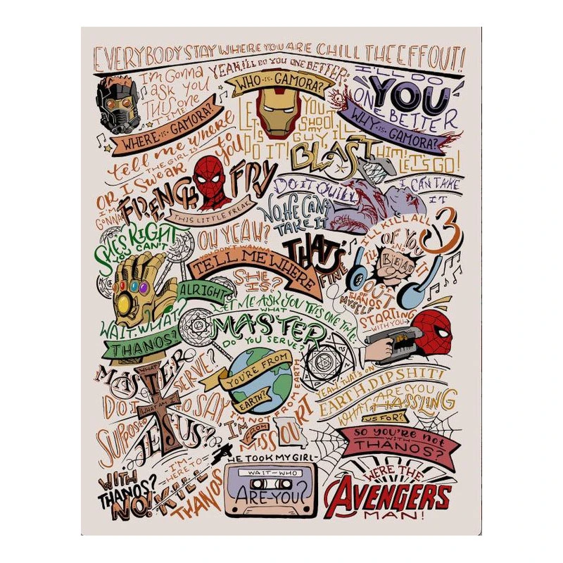 استیکر لپ تاپ و موبایل گوفی طرح مردآهنی کد MVL31